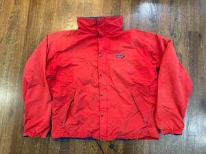 Vintage 90s Patagonia Red Mesh Lined Windbreaker Jacket XL